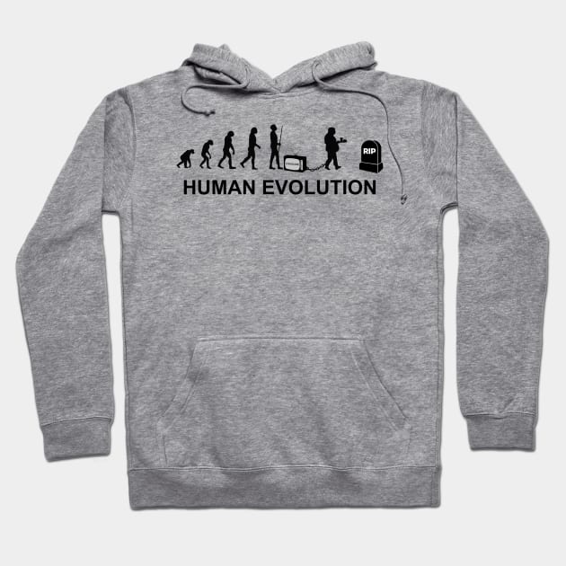 Human Evolution Hoodie by TheManyFaced